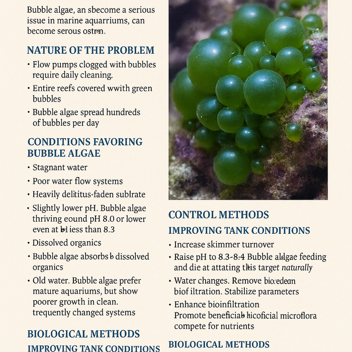 Bubble Algae (Valonia): Causes and Control Methods