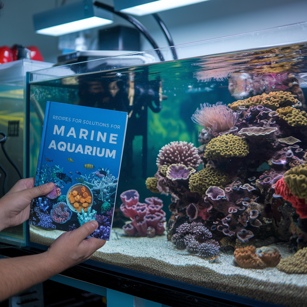 "Recipes for solutions for marine aquarium" - (my mixes)